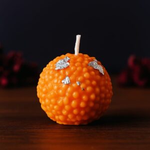Laddu Candle (Orange)